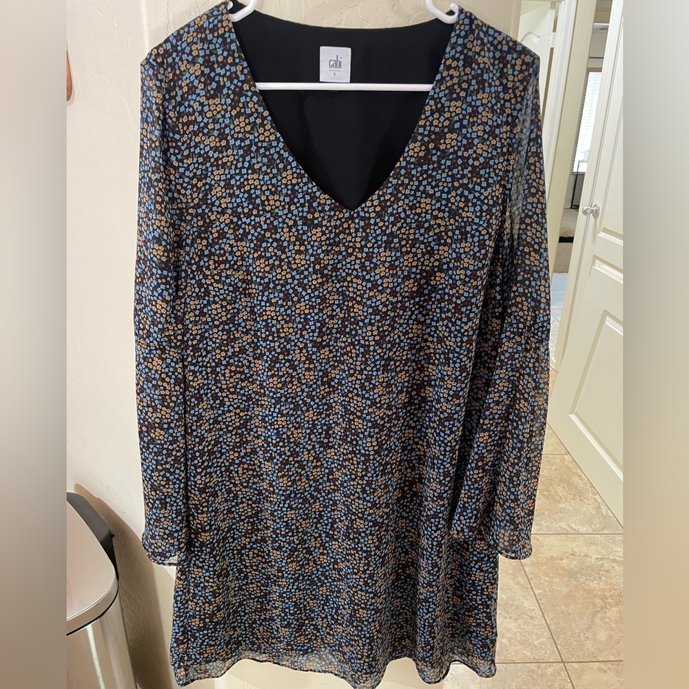Bell sleeve midi dress floral